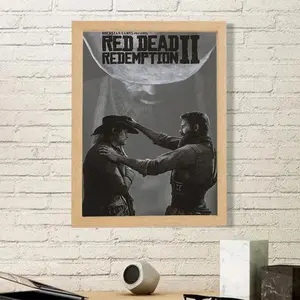Red Dead Redemption 2 Arthur Morgan and John Marston - POSTER NO FRAME