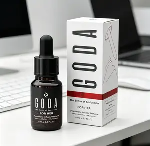 GODA Original Pheromone Women Perfume 15ml, Long Lasting Jasmine Rose Floral Scent, Vegan Cruelty-Free Portable Fragrance