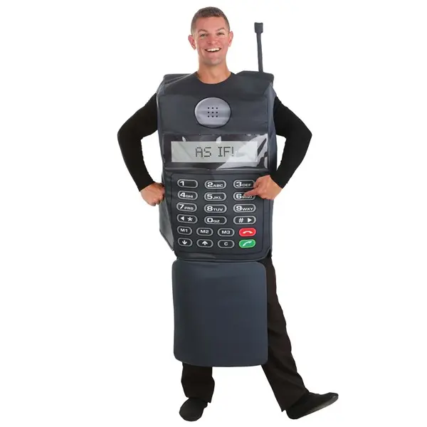 Adult Retro Flip Phone Costume