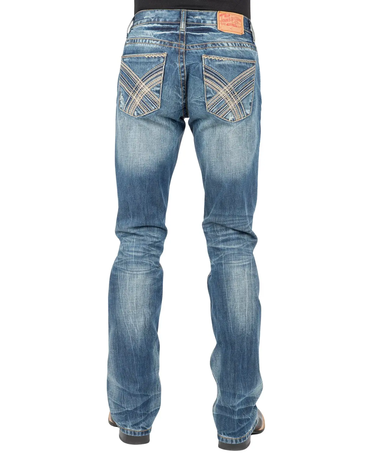 Stetson Men's Men'S 1014Rocker Fit Bootcut Jeans - 11-004-1014-4082 Bu