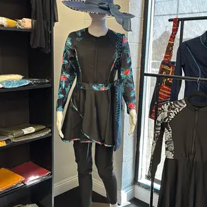 Modest Burkini Bathing Suit for Women, Full-Coverage Swimwear for Beach, Pool Use