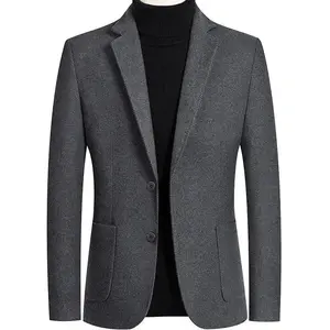 Men Cashmere Blazers Suits Jackets Business Casual Suit Wool Coats High Quality Male Slim Fit Blazers Jackets Blazers Coats