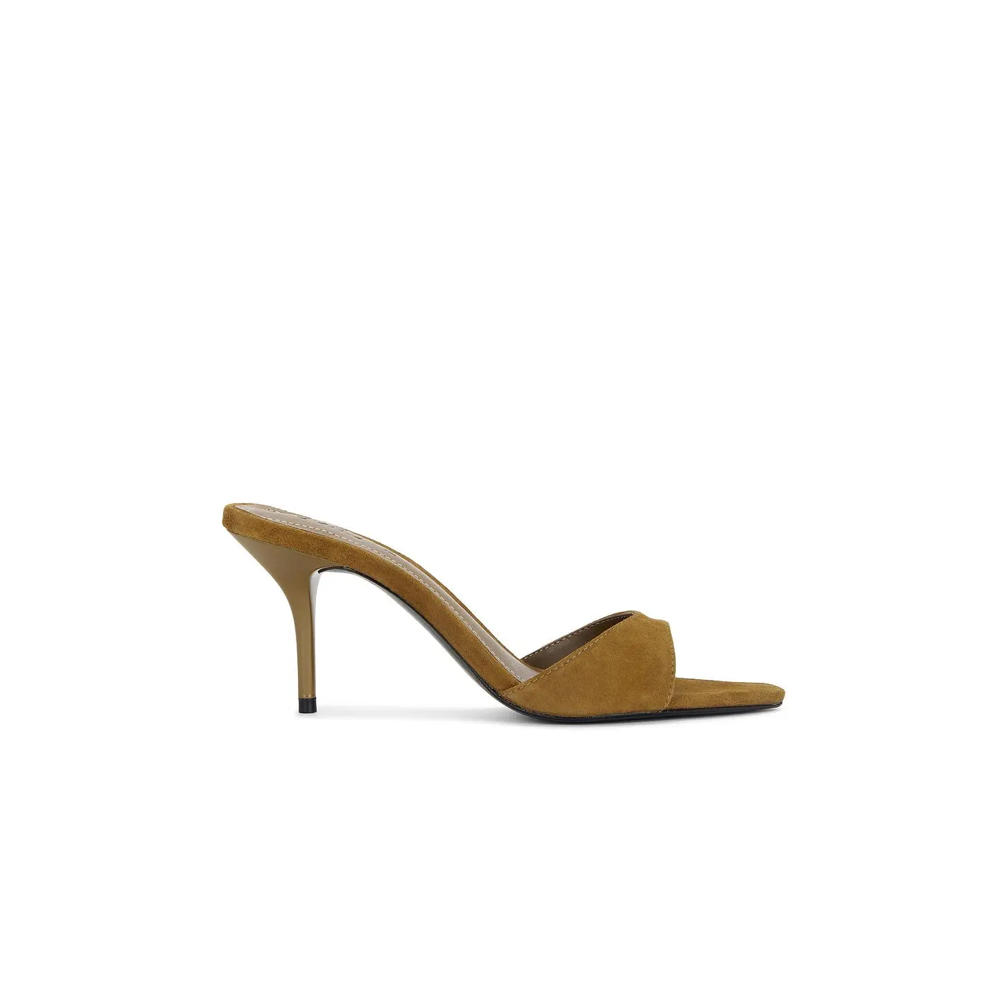 Schutz Elodie Mule in Olive Suede