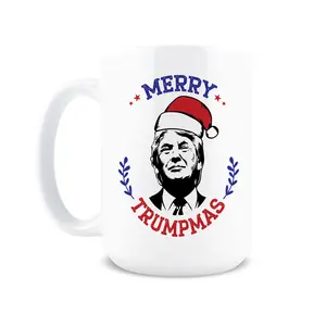 Merry Trumpmas Coffee Mug Drinkware Printed