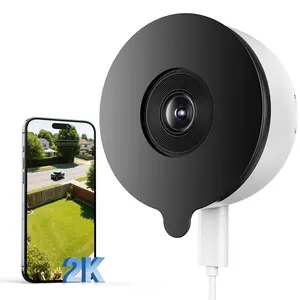 4K HD Wireless Window Camera, 5GHz&2.4GHz WiFi Indoor Cameras for Home Security Al Color Night Vision,Person,Pet,Vehicle & Motion Detection,24/7 Recording,Easy & Quick Install