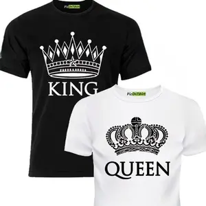 Set For him and her, King Queen T-Shirts, Top Gift For You Valentine's Day, for Everyone