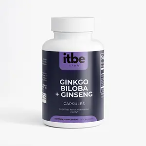 Ginkgo Biloba + Asian Ginseng — Circulation, Focus & Everyday Energy (60 Capsules)