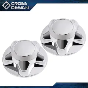 CROSSDESIGN Chrome Center Hub Cap With 5-Lug Steel Wheel Fit For Ford F150 & Expedition 7 "