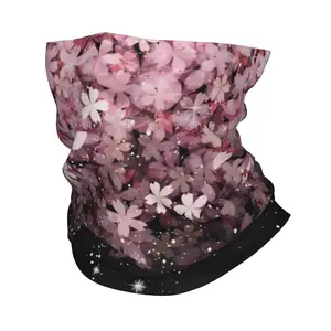 Beautiful Flowers Bandana Neck Gaiter Wrap Scarf Multi-use Cycling Riding Unisex Adult Windproof Cycling Mask