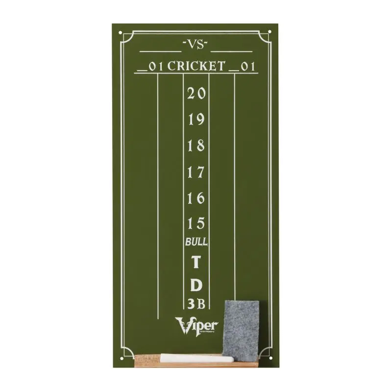 Viper Small Chalk Scoreboard - Darts Bullseye Scoring Equipment for Cricket Game