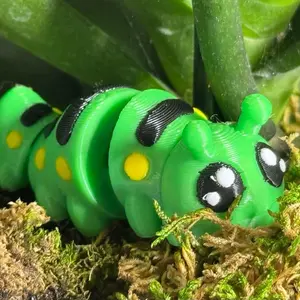 Articulating Caterpillar - 3D Printed fidget