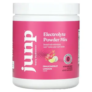 JUNP Hydration Electrolyte Powder Mix, Dragonfruit Limeade, 14.9 oz (423 g)