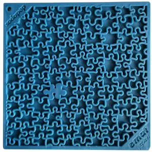 SodaPup Blue Jigsaw Puzzle Lick Mat Enrichment Toy