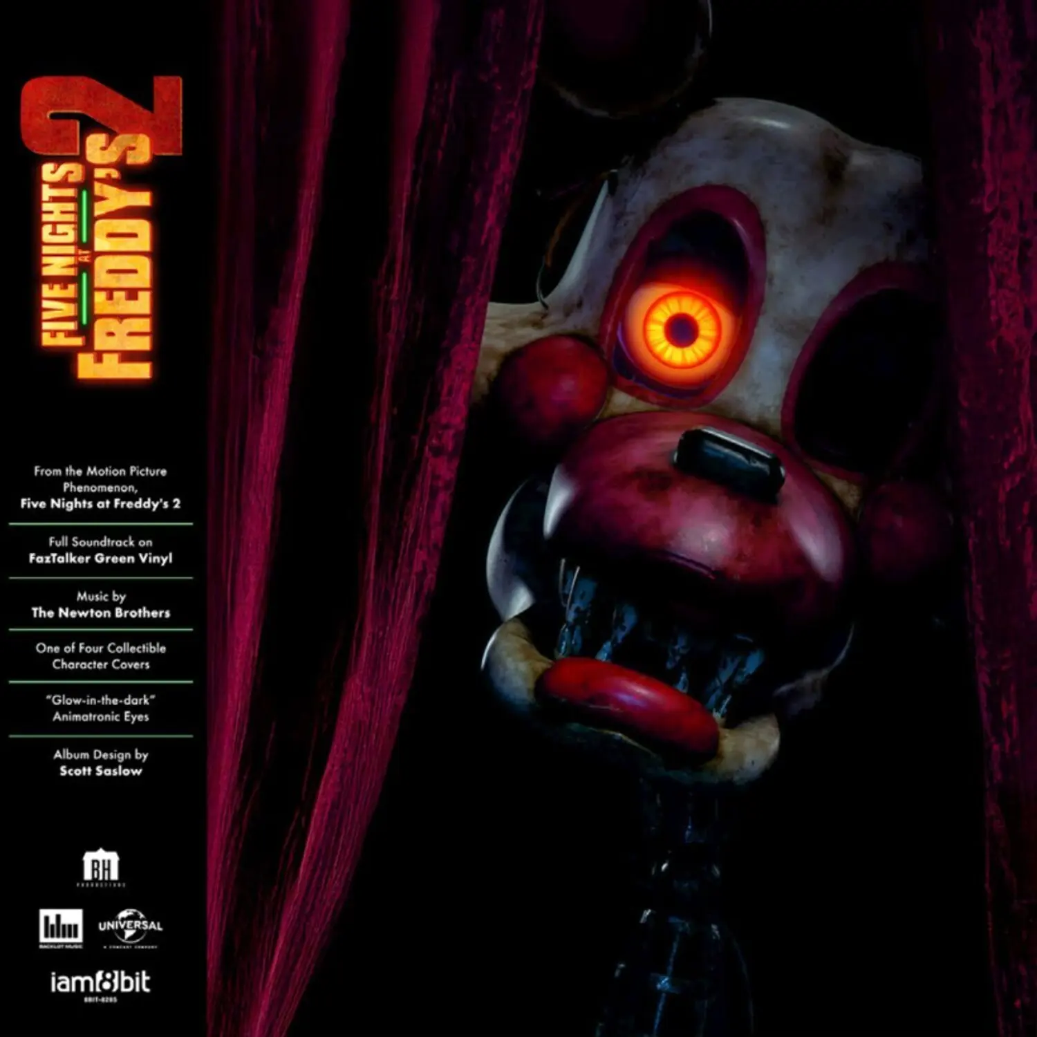 Newton Brothers - Five Nights At Freddy's 2 (Original Soundtrack)  [VINYL RECORD - LP] Colored Vinyl, Red