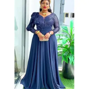 Elegant African Dresses for Women 2025 Africa Clothing Plus Size Turkey Wedding Party Long Dress Dashiki Ankara Outfits Robe Maxi Chic