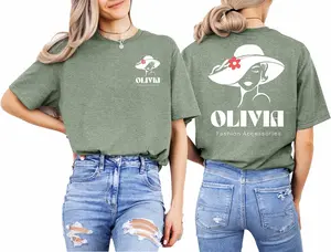 Custom Logo T-Shirt Design Your Own Shirt Personalized Team Tee Printed T Shirts with Photo Text Picture for Women and Men