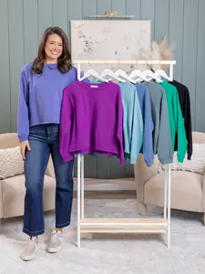 Zenana Fleece Raglan Round Neck Sweatshirt | S-L
