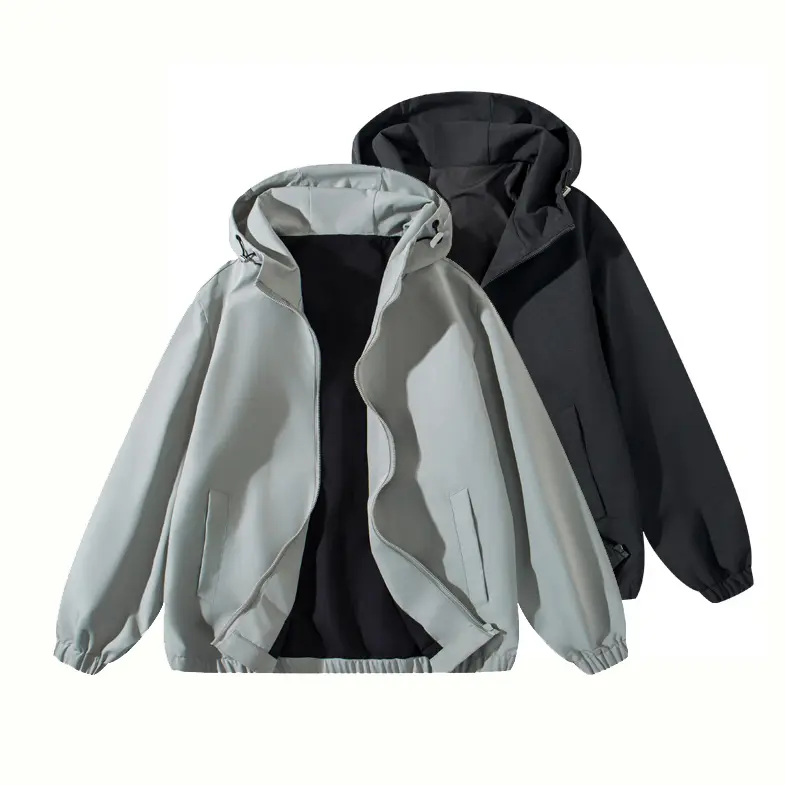 Essential sports hoodie for men and women - waterproof, moisture-wicking, breathable, long sleeve - zip-up hood design, suitable for daily leisure and outdoor activities Athleisure Street Fit Loose Casual Athleisure