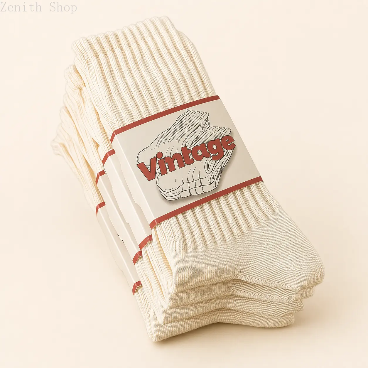 Women's & Men's 4 Pairs 98% Natural Cotton Crew Socks - Seamless, Breathable, Cozy, Comfortable, Minimalist Casual Everyday Fit Fall & Winter Socks, Style, Fabric, Simple, Solid, Unisex, Combed Cotton, High Tube
