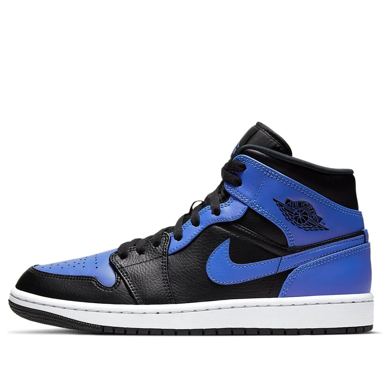 Air Jordan 1 Mid 'Hyper Royal Black' (Men's)