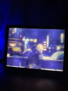 Cyberpunk Edgerunners Lucy &David LED Painting Light Artwork Night Light