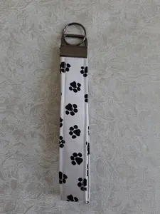 Paw Print Wristlet Keychain