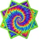 5. Flower of Life Flow Star Day Flow Edition UV AB Double Sided Print Lightweight Durable Flow Toy for Festivals & Raves Gifts Party Bag Fillers