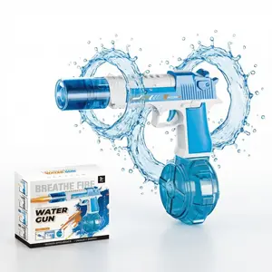 LED Electric Fountain Water Toy with Flame Effect, Rechargeable, Safe Outdoor Summer Pool Party Toy for Kids, Perfect Summer Gift