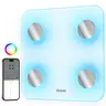 Alcedo Smart Scale for Body Weight, HSA/FSA Eligible, 7-Color Glowing Bluetooth Digital Bathroom Scale for BMI and Body Fat, Body Composition Monitor with Smartphone App