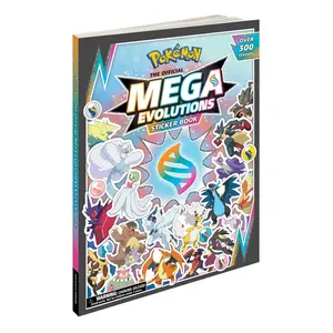 Pokémon the Official Mega Evolutions Sticker Book -- Pikachu Press - Paperback