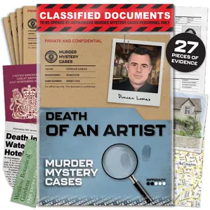 Murder Mystery Cases - Death Of An Artist