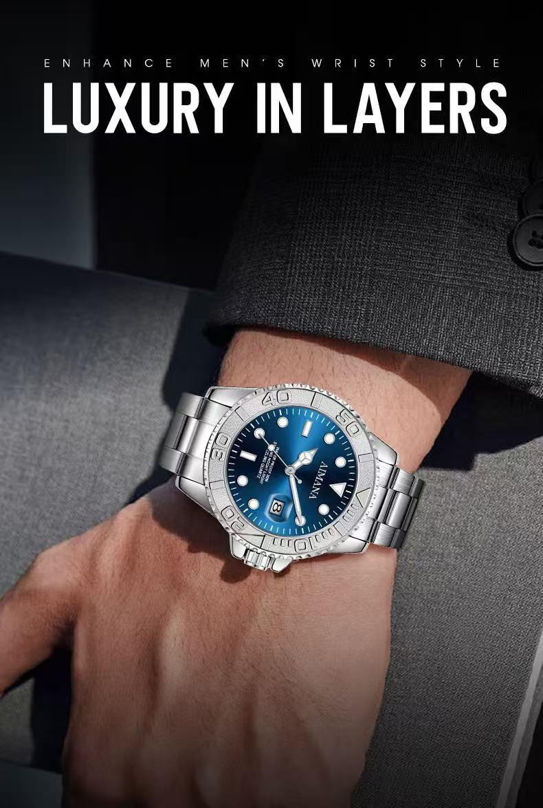 Men's business fashion quartz watch,waterproof,luminous date display,round dial,business formal watch,fashionable and versatile luxury gift watch,Perfect Gift for Birthday or Party(Randomly give away an elegant, exquisite, and stylish women's watch) Men's business fashion quartz watch,waterproof,luminous date display,round dial,business formal watch,fashionable and versatile luxury gift watch,Perfect Gift for Birthday or Party(Randomly give away an elegant, exquisite, and stylish women's watch)