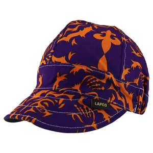 Trendy Apparel Shop 6 Paneled Soft Crown Reversible Cotton Welding Caps
