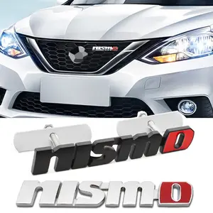Nismo Metal Sticker 3D Car Emblem Badge Vehicle Exterior Decoration, Racing Decal for Nissan Gtr R35 R34 370z 350z Sentra Altima, Exterior Accessories