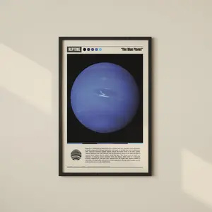 Neptune Poster, Neptune Wall Art, Neptune Print, Neptune Wall Decor, Neptune Planet Poster