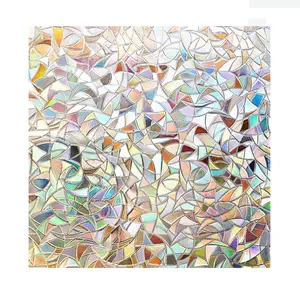 Window Privacy Film, Decorative and Stained Glass Stickers 17.5 x 78.7 Inches Room Removable