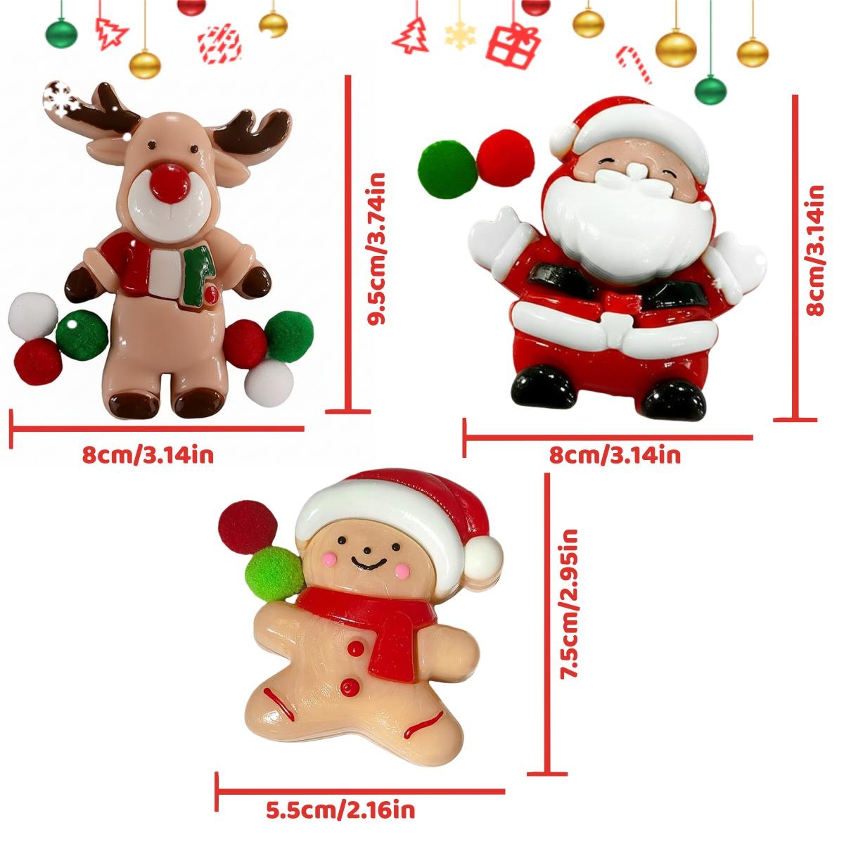 Christmas squeezeable toys, soft quick rebound , relieve stress.Christmas Snow Man Squishies - Rebound Stress Relief Toys.gifts for kids