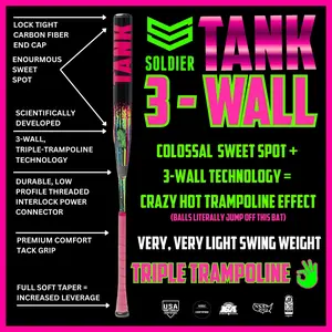 Soldier Tank Fastpitch Softball Bat, -11, -10, -9, High School/College