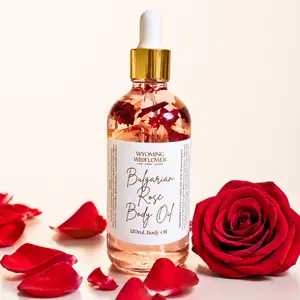 Bulgarian Rose Oil – 100% Organic- Fast Absorbing Botanical Body Oil Bulgarian Rose Oil – 100% Organic- Fast Absorbing Botanical Body Oil