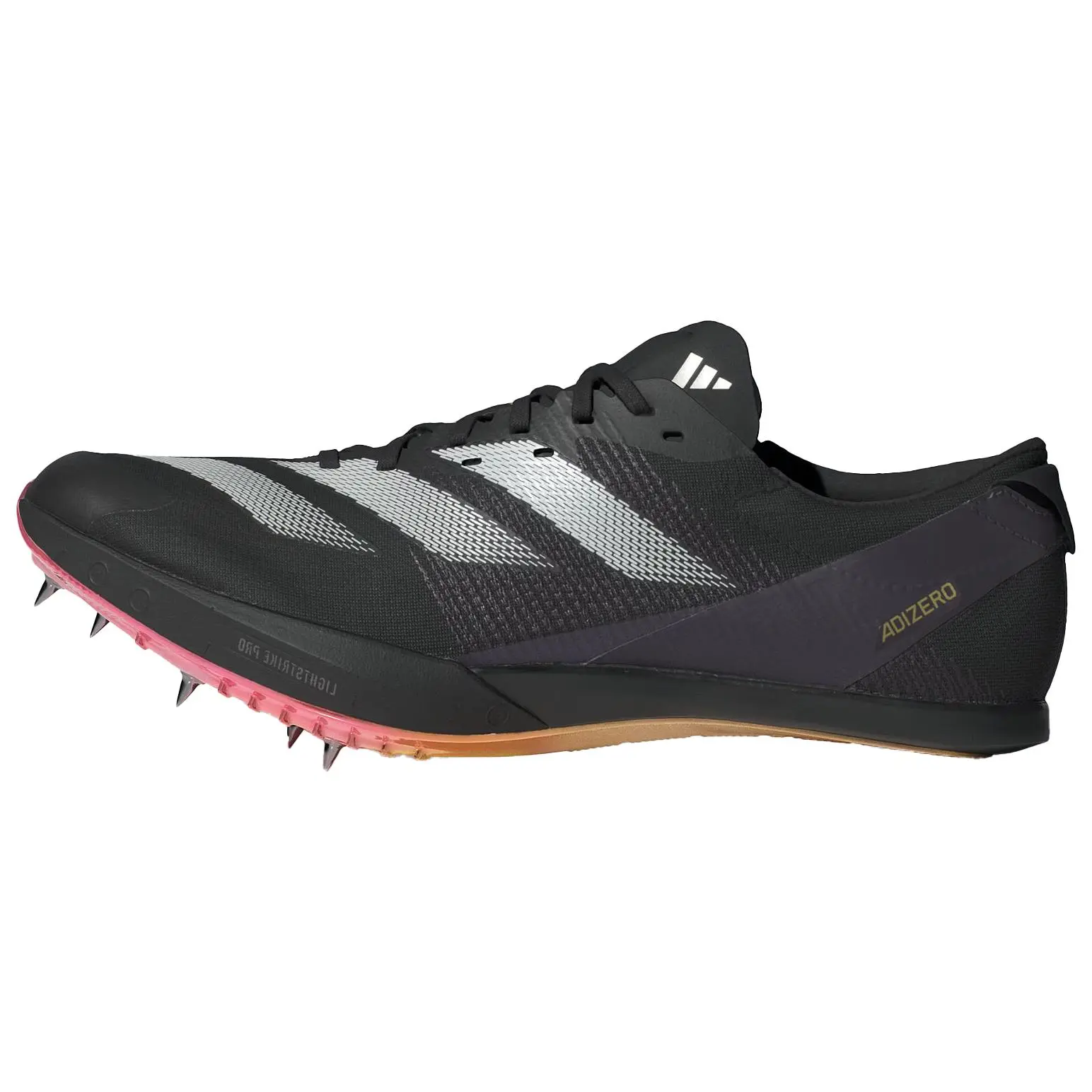 Adidas Adizero Finesse Spikes 2024 Athlete Pack' Supportive Lightweight Low Top Running Shoes Unisex Black IF1151