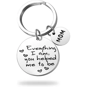 Christmas Gifts for Mom from Daughter Son - Mom Keychain Keyrings Mothers Day Valentine's Day Birthday Thanksgiving Gifts