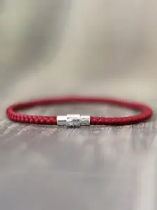 Unisex Magnetic Buckle Wristband Accessory, Casual Style Rope Bracelet Durable Jewelry for All Seasons, No Choking Hazard, Perfect for Daily Wear Fashionable Bracelet