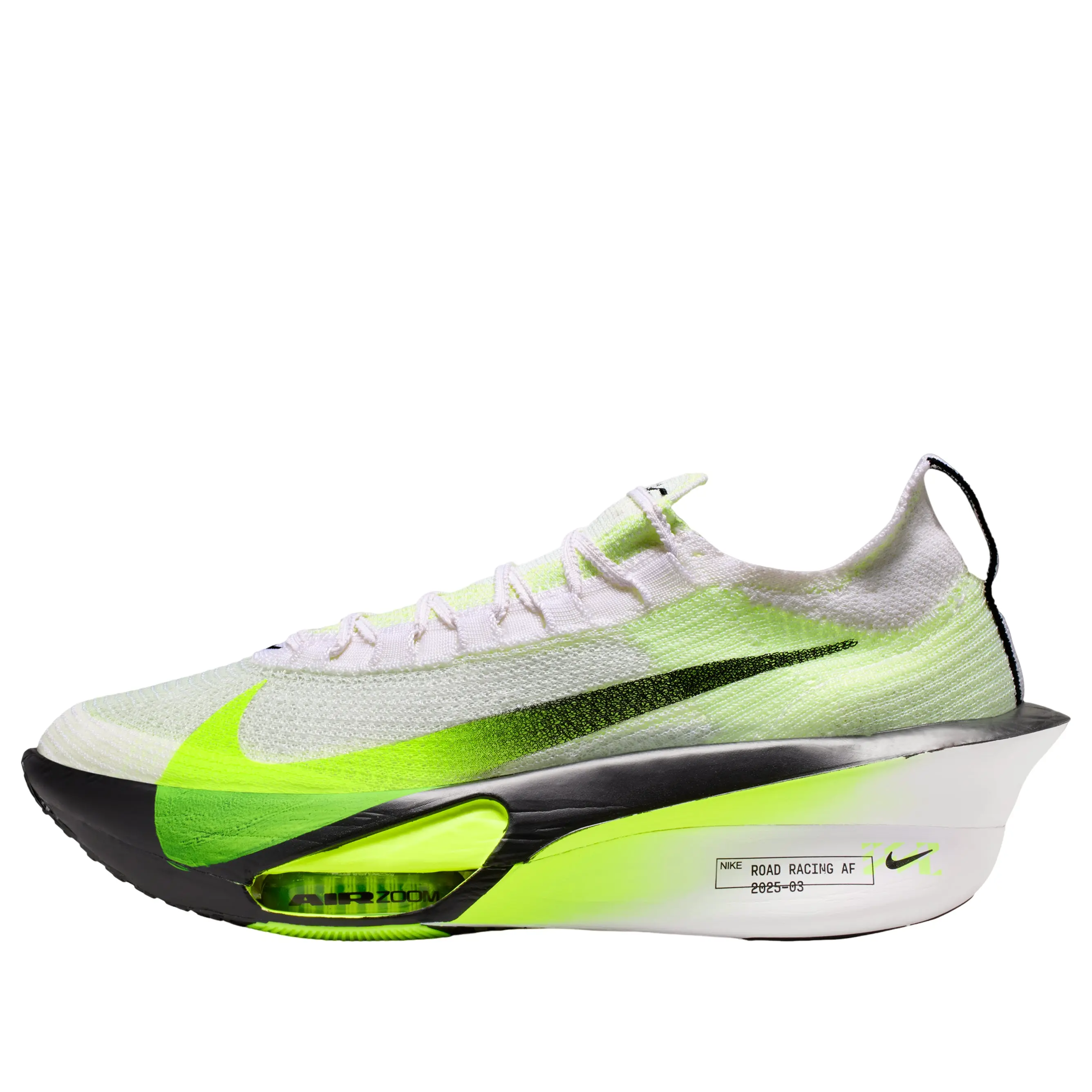 Men's Nike Alphafly 3 'White Black Volt' IR1817-100 Running Sneaker Sports Trainer Footwear