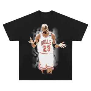 Michael Jordan Heavyweight Black Vintage Tee, Michael Jordan T-Shirt, Unisex Basketball Shirt, Hip Hop Graphic Tees, Gifts Shirt, Menswear Womenswear Streetwear