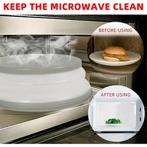Multifunction Microwave Splatter Cover Collapsible Food Cover Hollow-out Drain Basket Cooking Splash Guard Kitchen Utensil Kitchen Accewwories
