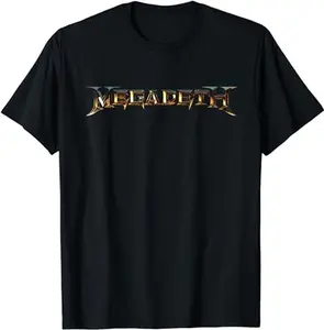 Megadeth TSTDATD-LOGO T-Shirt Cotton Man Menswear Soft