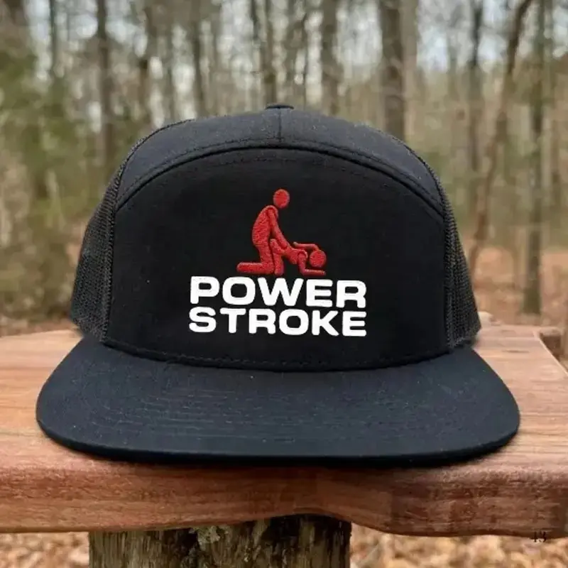 Power Stroke Truck Hat | Funny Diesel Mesh Snapback | Gift for Men