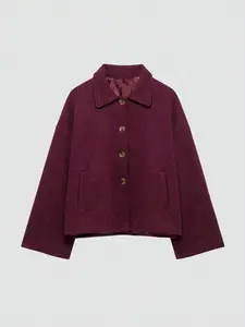 Women's Fashion Casual French Design Single Button Loose Collared Lapel Long Sleeve Coat Jackets, Stylish, Comfortable, Casual Fashionable Outerwear, Casual Chic Outerwear for Daily Wear Womenswear
