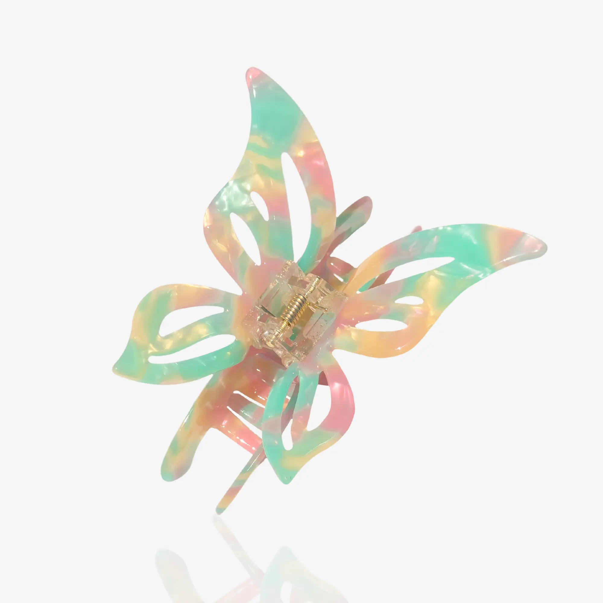 Tropic Butterfly Hair Claw Clip | Rainbow