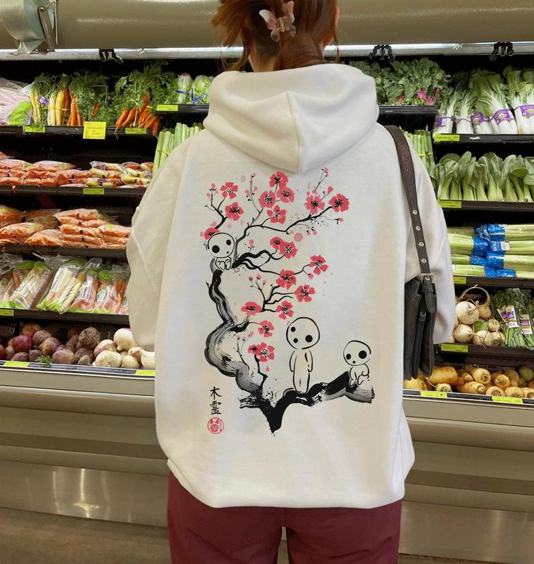 Princess Mononoke Kodama Tree Shirt, Sweatshirt, Hoodie | Mononoke Hime Unisex Tee | Forest Spirit Shirt Studio Ghibli Shirt – Suitable for All Gender